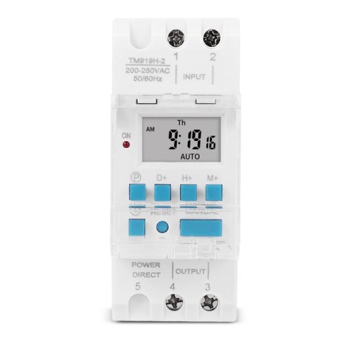 SINOTIMER TM919H-3 24V 16A Guida DIN 4 Pin Uscita di tensione Interruttore digitale Timer Regolatore di temporizzazione del ciclo automatico