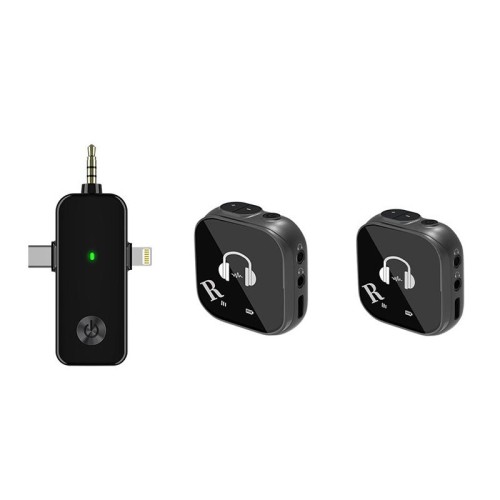 Il sistema di monitoraggio in-ear wireless 5.8G supporta il monitoraggio di due auricolari da uno a due