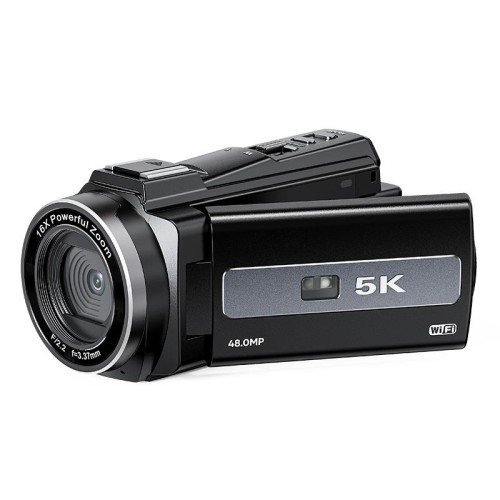 HDV-255K 5K/30FPS 16X Zoom Sport all'aria aperta HD Telecamera digitale anti-vibrazione elettronica (spina UE)