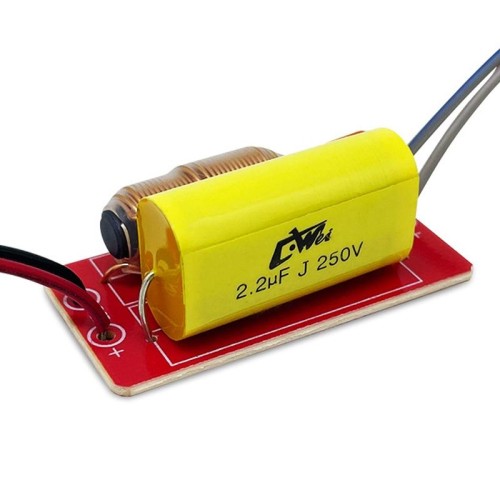 WEAH-T-5 Modifica auto Tweeter Crossover Hi-Fi Audio Divider, Stile: Modello A 2.2UF