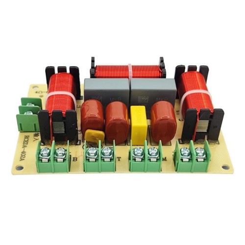 RCEDA-402A Uno Alto Uno Medio Due Bassi 4-Way Speaker Crossover Audio Modifica Divisore