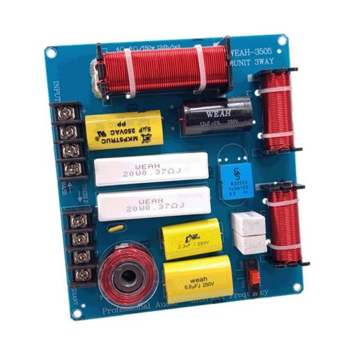 3505A Divisore per altoparlante crossover audio a 3 vie, medio e basso