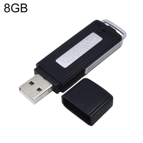 SK868 Registratore vocale portatile U-Disk ricaricabile da 8 GB