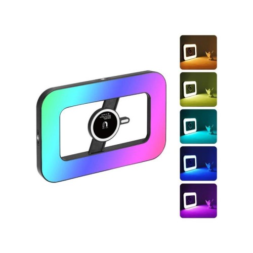 S4 RGB per streaming live/fotografia Luce video magnetica per telefono Luce di riempimento a colori