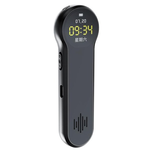 Penna di registrazione vocale con riduzione del rumore HD a schermo a colori da 1 pollice Q98, memoria: 4 GB (nero)