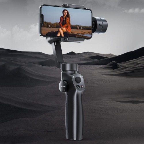FUNSNAP Capture 2s Smart 3-Axis Handheld Gimbal Phone Live Stabilizer, Versione Base (Nero)