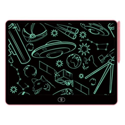 Tavoletta LCD per bambini con schermo a colori, stile: 16 pollici, rosa