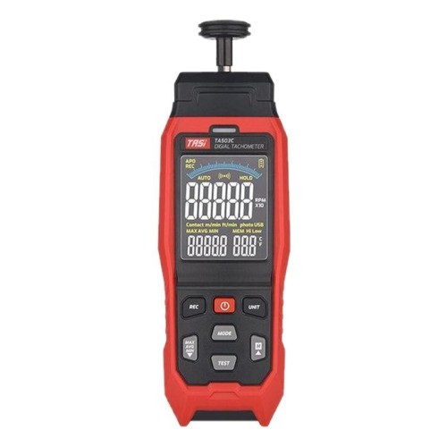 Misuratore di velocità portatile a doppio uso con e senza contatto TASI, display digitale, tachimetro laser
