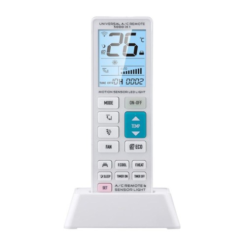 Telecomando universale per condizionatore d'aria CHUNGHOP K-2268E con sensore luminoso a LED