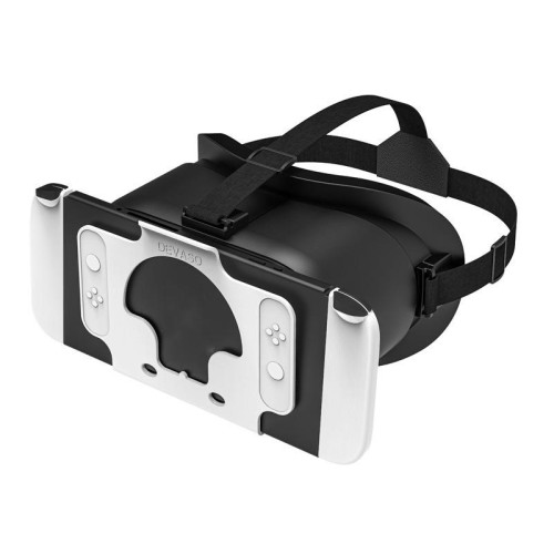 DEVASO compatibile con Switch / Switch OLED Gaming Console Occhiali VR (arancione blu)
