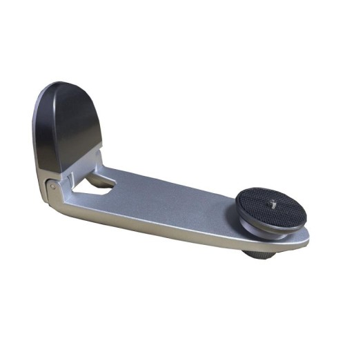 Supporto da parete per proiettore pieghevole regolabile con testa pan in lega di alluminio (grigio caffè)