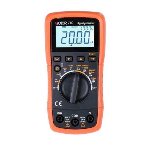 Victor Output Current Voltage Process Signal Source Multimetro, modello: VC71C