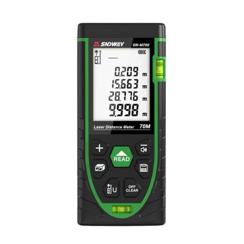 Telemetro laser verde multiuso SNDWAY SW-M70G 70M per interni ed esterni