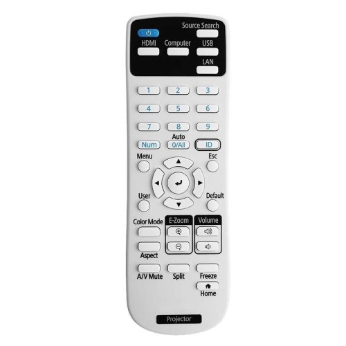 Per telecomando del proiettore Epson con funzione ID compatibile con i modelli CB-E10/FH06/W06/52/X06E