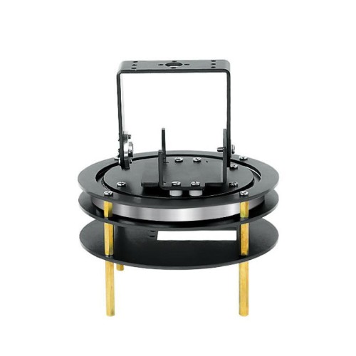 Piattaforma elettrica Yahboom 2DOF per auto robot nera