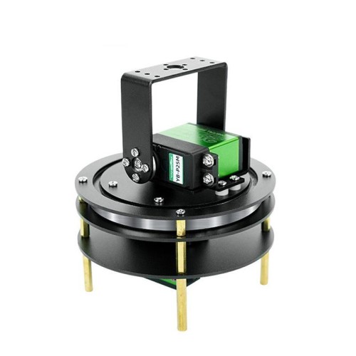 Yahboom 2DOF con piattaforma elettrica nera servo per auto robot