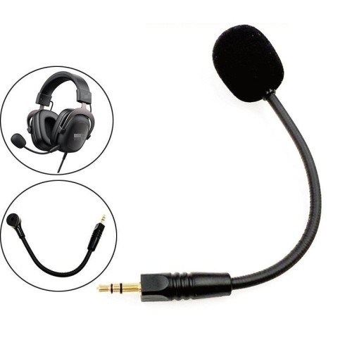 Microfono di ricambio per cuffie Havit H2002D, microfono a braccio TRS da 3,5 mm (4,0 x 160 mm)