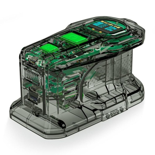 Per batteria al litio RYOBI da 18 V, caricabatterie rapido da 100 W e stazione di alimentazione a scarica da 145 W PSC-OB