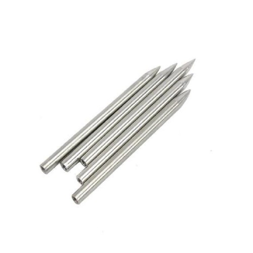 5PCS Braccialetti con corda per ombrello Aghi in acciaio inossidabile intrecciato per lacci delle scarpe, corde, borse, ecc., Lunghezza (m): 78X5mm (argento)