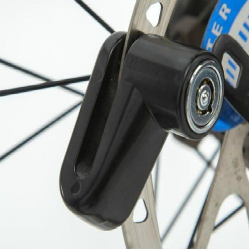 Blocco di sicurezza antifurto del rotore del freno a disco dello scooter del ciclomotore del motociclo resistente (nero)