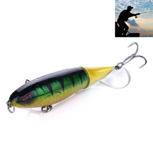 HENGJIA PE018 10cm / 13g elica a forma di trattore esche rigide esche da pesca esche per attrezzatura adatta per acqua salata e dolce (7 #)