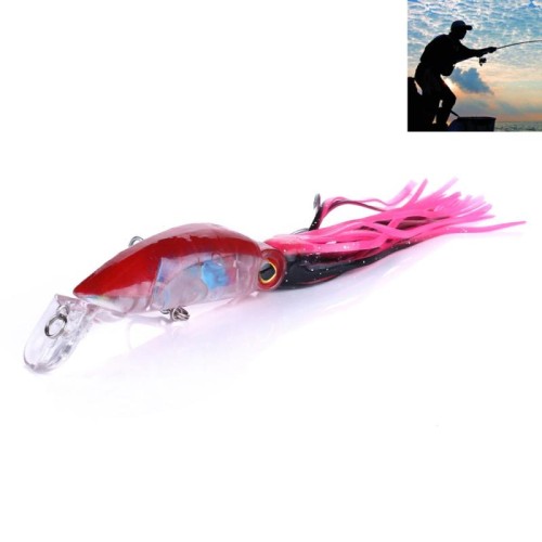 HENGJIA JIZ002 10 cm / 16,6 g Esche rigide a forma di calamaro grande polpo Esche da pesca a tiro lungo Esche adatte per la pesca in mare e in acqua dolce (H)