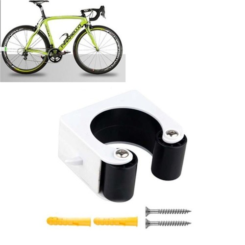 2 PCS Bicicletta Parcheggio Fibbia Bambini Bici da strada Mountain Bike Semplice montaggio a parete, Stile: Mountain Bike (Verde)