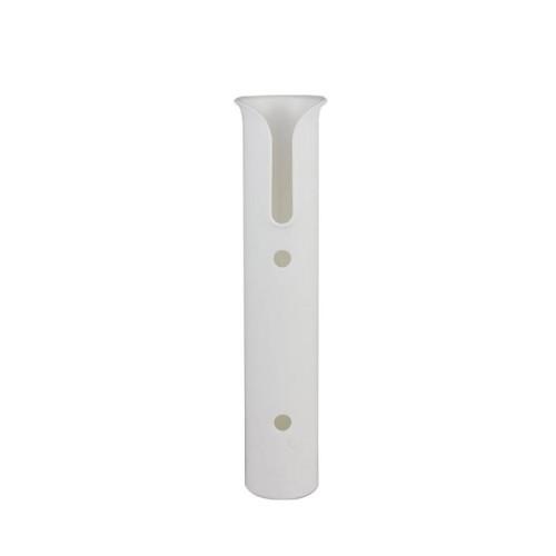 2 PCS PLASTIC NYLON SINGLE Asta Supporto per tubo singolo Supporto per canna da barile marino Barrel per yacht marino (bianco)