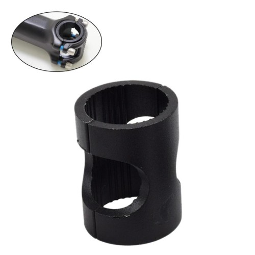 FMFXTR Manubrio Bicicletta Diametro da 25,4 mm a 31,8 mm Manicotto riduttore (Nero)