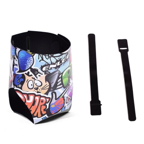 ENLEE Portaborraccia per Bicicletta Mountain Road Bike Portabicchieri Universale Pieghevole, Modello: Graffiti