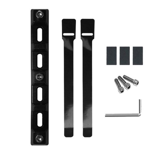 ENLEE E-4646 10 pz/set Mountain Bike Supporto di conversione multifunzionale per bottiglia d'acqua per bicicletta Staffa di estensione (Nero)