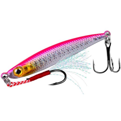 PROBEROS LF127 Esca a lancio lungo Leader piccolo Spinnerbait per pesca alla spigola d'acqua dolce, misura: 10 g (colore D)