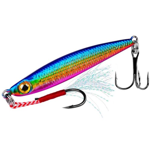 PROBEROS LF127 Esca a lancio lungo Small Leader Acqua dolce Pesca alla spigola Warbler Spinnerbait, Dimensioni: 15 g (Colore A)