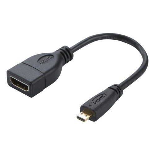 Cavo adattatore da Micro HDMI maschio a HDMI femmina da 17 cm
