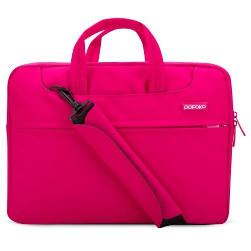 POFOKO Borsa per laptop a spalla singola portatile da 12 pollici per laptop (blu)