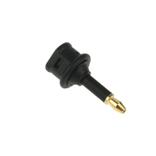 Adattatore in fibra ottica da 3,5 mm quadrato a rotondo placcato in oro