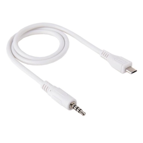 Cavo audio AUX maschio da 3,5 mm a Micro USB maschio, lunghezza: circa 50 cm