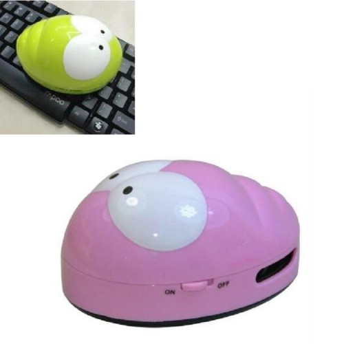 Portable Cute Mini Beetle Desktop Keyboard Cleaner (blu)