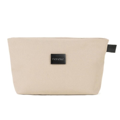 POFOKO Custodia per accessori impermeabile in poliestere serie E100, dimensioni: 22 x 12 x 5 cm (beige)