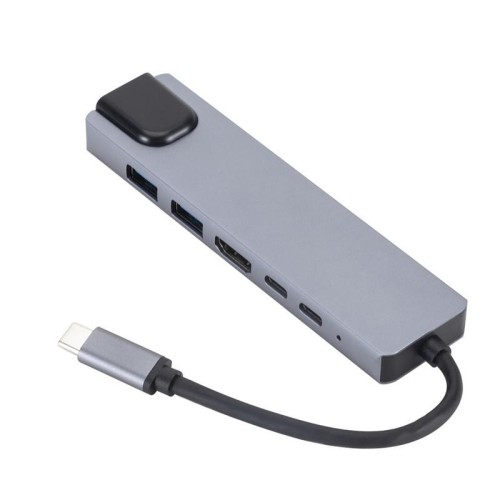 Docking station 6 in 1 da USB3.1 Type-C a HDMI + RJ45 per docking station Nintendo Type-C
