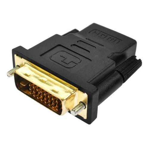 Adattatore DVI-D 24 + 1 pin maschio a HDMI 19 pin femmina per monitor / HDTV