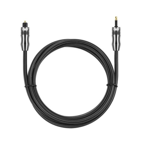 EMK OD6.0mm Cavo audio digitale da 3,5 mm Toslink a Mini Cavo audio ottico digitale Toslink, lunghezza: 2 m