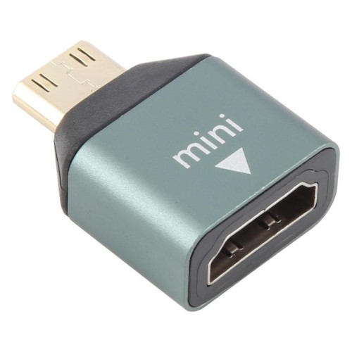 Adattatore mini HDMI maschio a HDMI femmina placcato oro