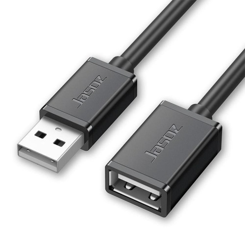3 PCS JASOZ USB maschio a femmina annesso animo anime prolunga prolunga cavo dati, colore: nero 2m