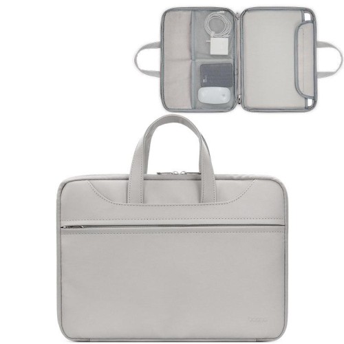 Boona BN-Q006 PU PETH PETTA PER LAPTP FULL APERTURA PER 11/12 pollici (grigio)