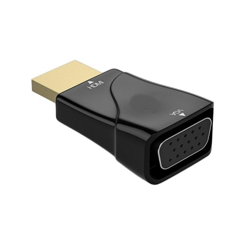 Adattatore con convertitore H79 HDMI a VGA (nero)