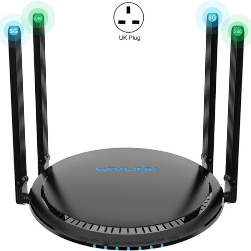 WAVLINK WN531MX3 Copertura più ampia AX3000 WiFi 6 Router wireless Ripetitore wireless dual band, Spina: Spina UK