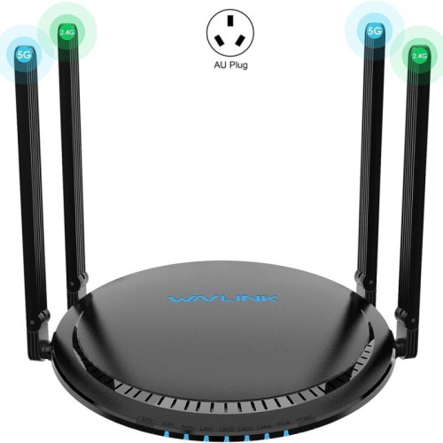 WAVLINK WN531MX3 Copertura più ampia AX3000 WiFi 6 Router wireless Ripetitore wireless dual band, Spina: Spina AU