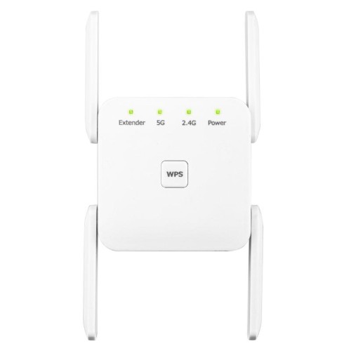 Il ripetitore ripetitore extender WiFi 1200Mbps 2.4G/5G supporta la porta Ethernet, la spina bianca del Regno Unito