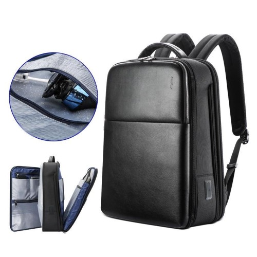 Bopai 61-18911 Zaino per laptop da viaggio impermeabile di grande capacità con porta USB + tipo C, colore: Ultimate